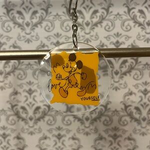 Homemade love yourself  key chain